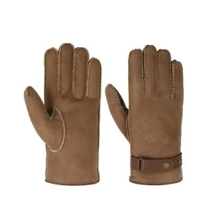 Rękawiczki - Stetson Lambfur & Deerskin Gloves — Brown - grafika 1