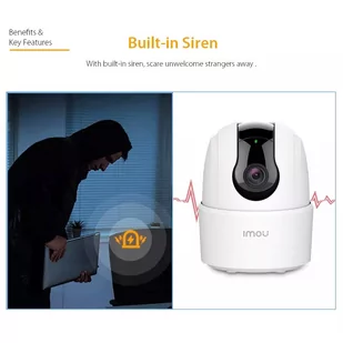Imou Ranger 2C 4MP Home Wifi 360 Camera Human Detection Night Vision Baby Security Surveillance Wireless IP Camera - Kamery IP - miniaturka - grafika 4