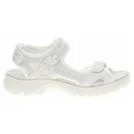 Sandały damskie - Buty do chodzenia damskie Ecco White-iridescent - miniaturka - grafika 1