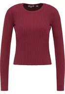 Swetry damskie - swirlie Sweter damski, bordowy, XS-S - miniaturka - grafika 1