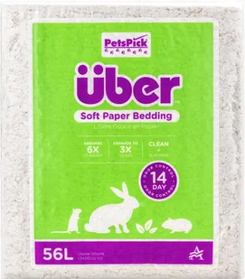 Papierowa ściółka Premier Pet Soft Paper Bedding White 56 l - Podłoże dla gryzoni - miniaturka - grafika 1