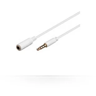 MicroConnect Kabel MiniJack 3.5 mm MiniJack 3.5 mm 3 Biały IPOD005A - Kable - miniaturka - grafika 1