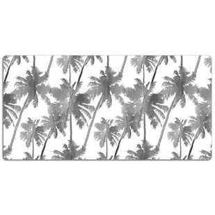 Ochronna podkładka na biurko Szare palmy 120x60 cm, Dywanomat - Podkładki na biurko - miniaturka - grafika 1