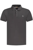 Koszulki męskie - TIMBERLAND POLO KRÓTKI RĘKAW MĘSKI CZARNY - miniaturka - grafika 1