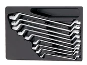 Zestawy narzędziowe - KING TONY Zestaw kluczy oczkowych odgiętych 75° 9-1709MR, 8-26 mm - miniaturka - grafika 1