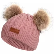 Czapki dla dzieci - Czapka dziecięca Fine-Pink KP21489 - miniaturka - grafika 1