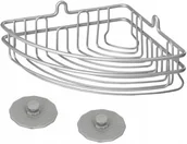 Półki łazienkowe - Metaltex Regał narożny Regał Easy Fix Artic 402708141 - miniaturka - grafika 1