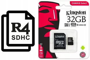 Karta micro SD 32 GB konfiguracja do R4i Dual-Core - Karty pamięci - miniaturka - grafika 1