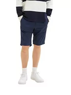Spodenki damskie - TOM TAILOR 1035037 Szorty bermudy Mężczyźni, 31256 - Navy Rombos Minimal, 28 - miniaturka - grafika 1