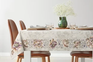 Obrus 140 x 180 Dekoracyjny Gobelinowy 1182 Fiol - Obrusy i serwetki - miniaturka - grafika 6