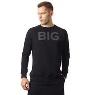 Bluzy sportowe męskie - Męska bluza Born In The Gym - Olimp Men's Pullover Black Series-S - miniaturka - grafika 1