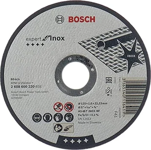 Bosch tarcza tnąca Rapido AS 46 T BF 125x1.6mm - Tarcze do pił - miniaturka - grafika 3