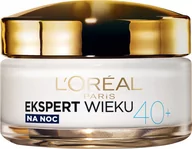 Kremy do twarzy - Loreal Ekspert Wieku 40+ krem przeciwzmarszczkowy na noc 50ml - miniaturka - grafika 1