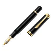 Pióra wieczne - Pelikan Souverän - Pióro wieczne M1000 Black F - miniaturka - grafika 1