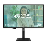 Monitory - AOC Q27P4U 27" 2560x1440 Wide Quad HD Czarny - miniaturka - grafika 1