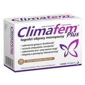 Układ moczowy i płciowy - NORIS PHARMA Climafem Plus x 30 tabletek powlekanych - miniaturka - grafika 1