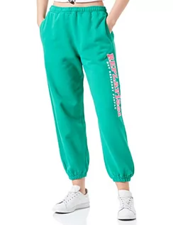 Spodnie damskie - Replay Damskie spodnie swobodne, 231 zielony, XL - grafika 1
