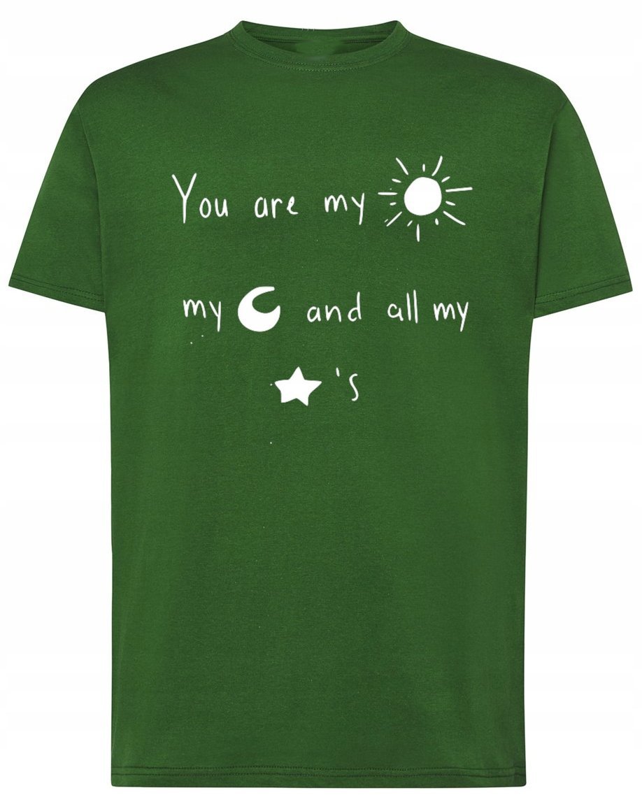 Walentynki Prezent T-Shirt męski nadruk napisy XS