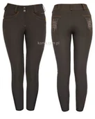 Bryczesy - Pikeur Bryczesy LINETTE II pół lej negro - miniaturka - grafika 1