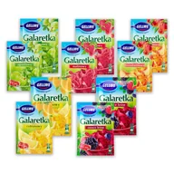 Przyprawy i zioła sypkie - Gellwe Galaretka Mix 5 smaków 72g x 10 sztuk - miniaturka - grafika 1