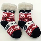 Skarpetki dla dzieci - Skarpetki Dziecięce Grube Antypoślizgowe 0-12 Mc - miniaturka - grafika 1