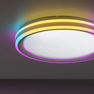 Paul Neuhaus Lampa sufitowa biała z diodą LED i pilotem - Rynek - Lampy sufitowe - miniaturka - grafika 1