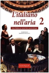 L&#039;italiano nell&#039;aria 2+CD - Wysyłka od 3,99 - Pozostałe języki obce - miniaturka - grafika 2