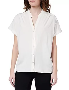 Koszulki i topy damskie - VERO MODA Damska koszulka Vmgbecca Ss WVN Ga Blouse, Snow White, L - grafika 1