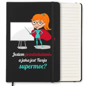 Notesy i bloczki - NOTES W LINIE 120 STR CZAR PREZENT JESTEM NAUCZYCIELEM DZIEŃ NAUCZYCIELA WZ - miniaturka - grafika 1