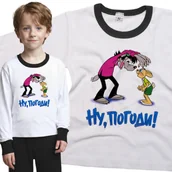 Piżamy dla dziewczynek - Piżama dziecięca Wilk I Zając Już Ja Ci Pokażę 98/104 - VoloDonum - miniaturka - grafika 1