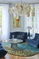 Dywany - Toulemonde Bochart Dywan Apidea Bleu Vert - miniaturka - grafika 1