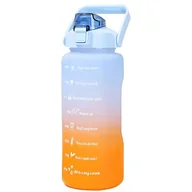Księgarnia OUTLET - EXTRALINK BUTELKA MOTYWACYJNA BIDON NA WODĘ 2000ML NIEBIESKO-POMARAŃCZ BUT-993 - miniaturka - grafika 1