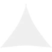 Parasole ogrodowe - vidaXL Trójkątny żagiel ogrodowy, tkanina Oxford, 3,6x3,6x3,6 m, biały 135281 - miniaturka - grafika 1