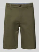 Spodenki męskie - Szorty o kroju regular fit z fakturowanym wzorem model ‘HARLEM’ - miniaturka - grafika 1