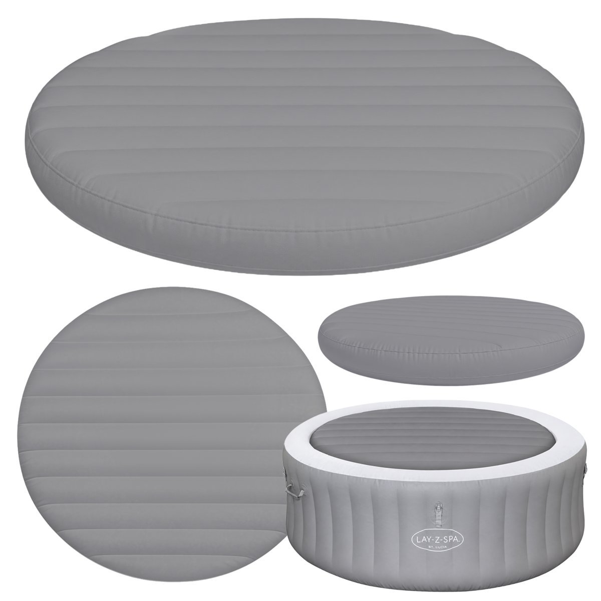 Bestway pokrowiec cieplny dmuchany osłona wieko do jacuzi 60063 lay-z-spa