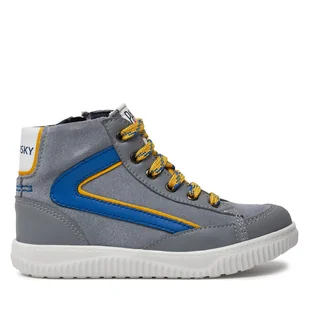 Sneakersy Pablosky 508256 S Szary - Buty dla chłopców - miniaturka - grafika 1