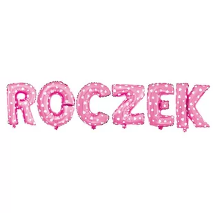 PAL Zestaw balonów foliowych "Roczek" różowy w serduszka - 40 cm 460295 - Baby shower i roczek PAL Zestaw balonów foliowych "Roczek" różowy w serduszka - 40 cm 460295 - Baby shower i roczek - miniaturka - grafika 1