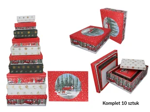 Kpl. 10 pudełek prezentowych - Zestawy upominkowe - miniaturka - grafika 1