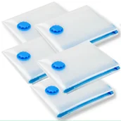 Pokrowce na ubrania - Worki próżniowe na ubrania / pościel / podróżne 5 sztuk 70x90cm -Reptila - miniaturka - grafika 1