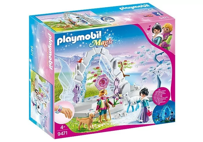 Playmobil zestaw figurek Kryształowa brama do Zimowej Krainy