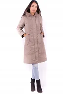 Płaszcze damskie - PŁASZCZ ZIMOWY DAMSKI PLUS SIZE XXXL z KAPTUREM - miniaturka - grafika 1