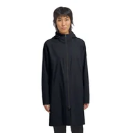 Płaszcze damskie - Damski płaszcz przeciwdeszczowy Jack Wolfskin WELLSEE COAT W dark navy - XS - miniaturka - grafika 1