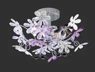 Lampy sufitowe - Trio Leuchten Lampa sufitowa chrom 38 cm - Fiore - miniaturka - grafika 1