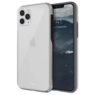 UNIQ etui Vesto Hue iPhone 11 Pro Max srebrny/silver - Etui i futerały do telefonów - miniaturka - grafika 1