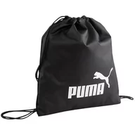 Plecaki worki - Puma, Worek sportowy Phase Gym Sack, 079944-01, Czarny - miniaturka - grafika 1