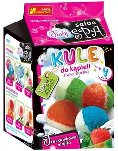 Ranok Creative Kule do kąpieli z solą morską truskawkowe mojito - Zabawki kreatywne - miniaturka - grafika 2
