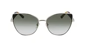 Okulary przeciwsłoneczne - KARL LAGERFELD Damskie okulary przeciwsłoneczne KL341S, błyszczące złoto, jeden rozmiar, Błyszczące złoto, Rozmiar uniwersalny - miniaturka - grafika 1