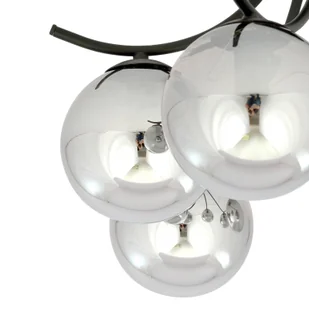 Emibig BOSTON 6 BLACK/GRAFIT 1110/6 lampa sufitowa czarna szkolne klosze 1110/6 - Lampy sufitowe - miniaturka - grafika 6