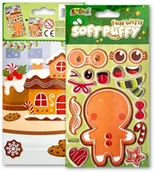Szkolne artykuły papiernicze - Naklejki puffy Fun with Gingerbread - miniaturka - grafika 1