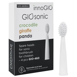 Końcówki do szczoteczek sonicznych INNOGIO GIOsonic (4 szt) Biały - Końcówki do szczoteczek elektrycznych - miniaturka - grafika 1